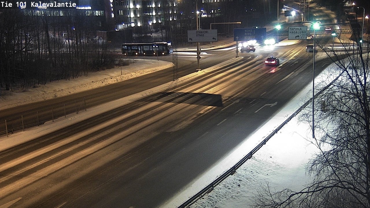 Kelikamerat Kuva Tie 101 Kalevalantie, Espoo, Uusimaa