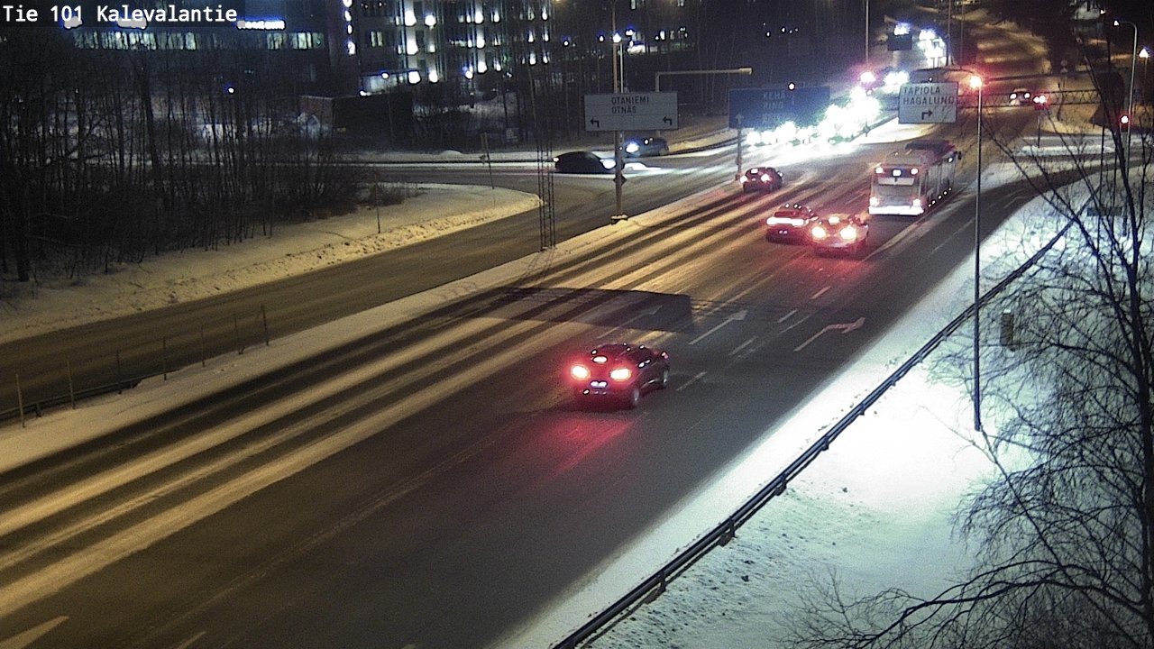 Kelikamerat Kuva Tie 101 Kalevalantie, Espoo, Uusimaa