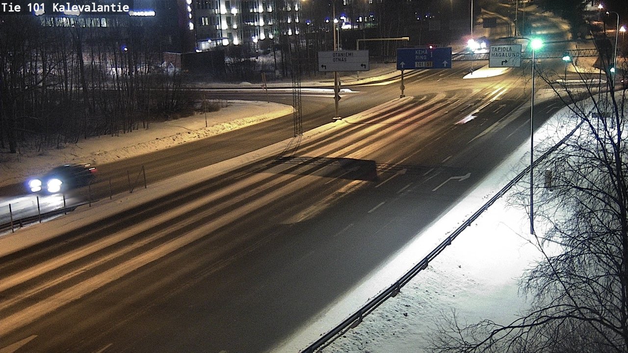 Kelikamerat Kuva Tie 101 Kalevalantie, Espoo, Uusimaa