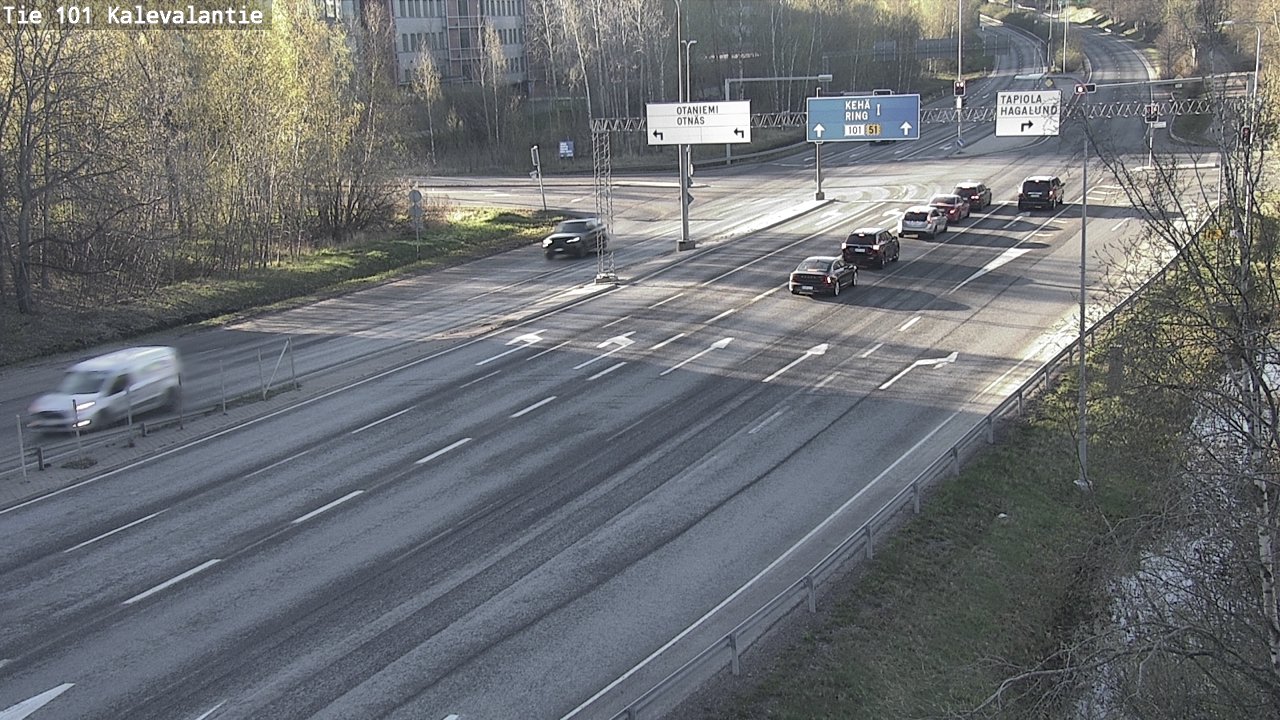 Kelikamerat Kuva Tie 101 Kalevalantie, Espoo, Uusimaa