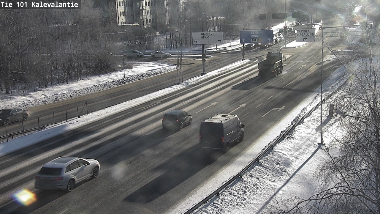 Kelikamerat Kuva Tie 101 Kalevalantie, Espoo, Uusimaa