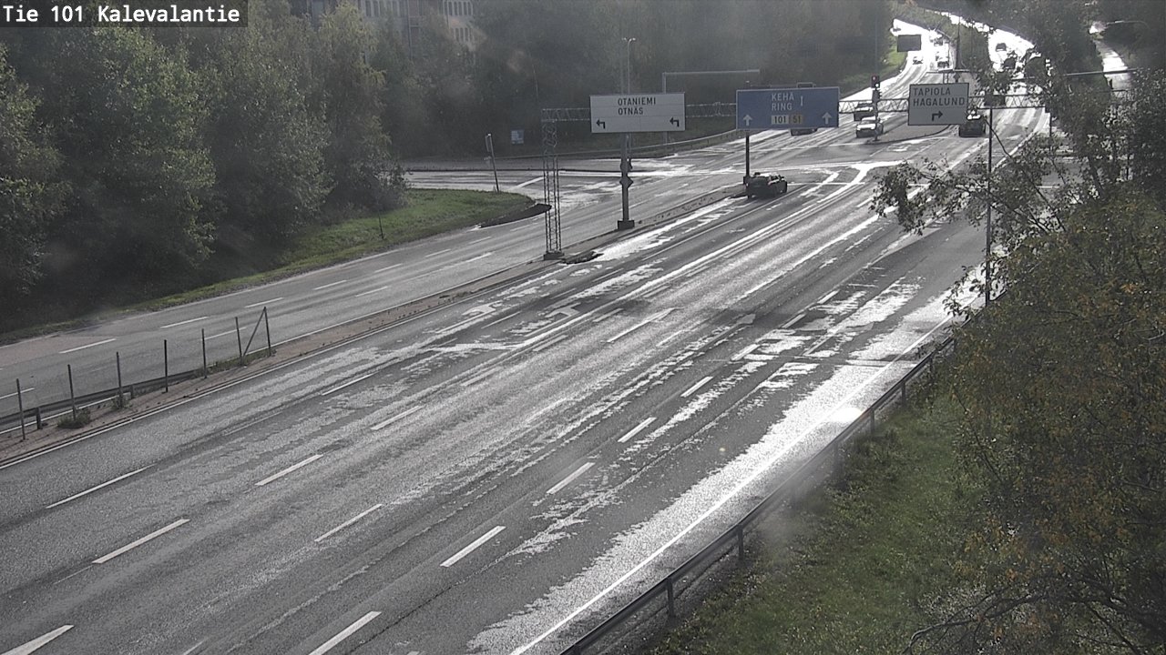 Weather Camera Image Road 101 Kalevalantie, Espoo, Uusimaa