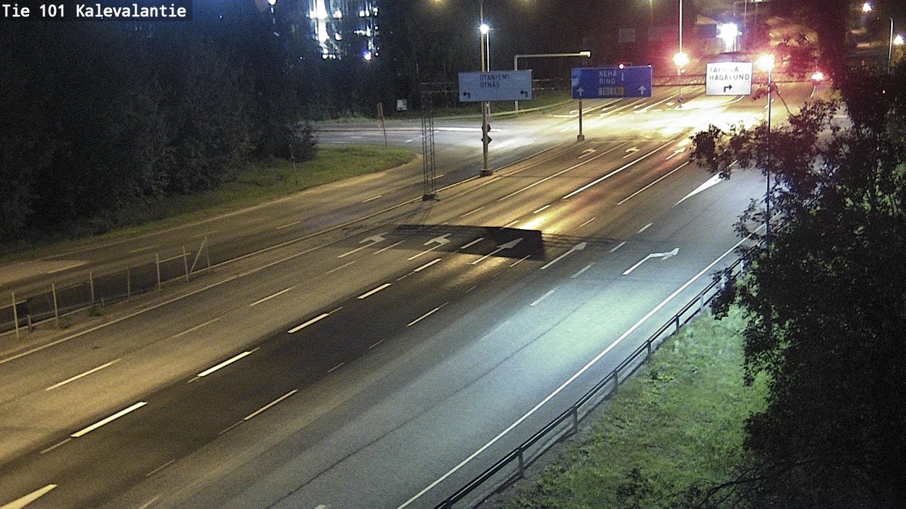 Kelikamerat Kuva Tie 101 Kalevalantie, Espoo, Uusimaa