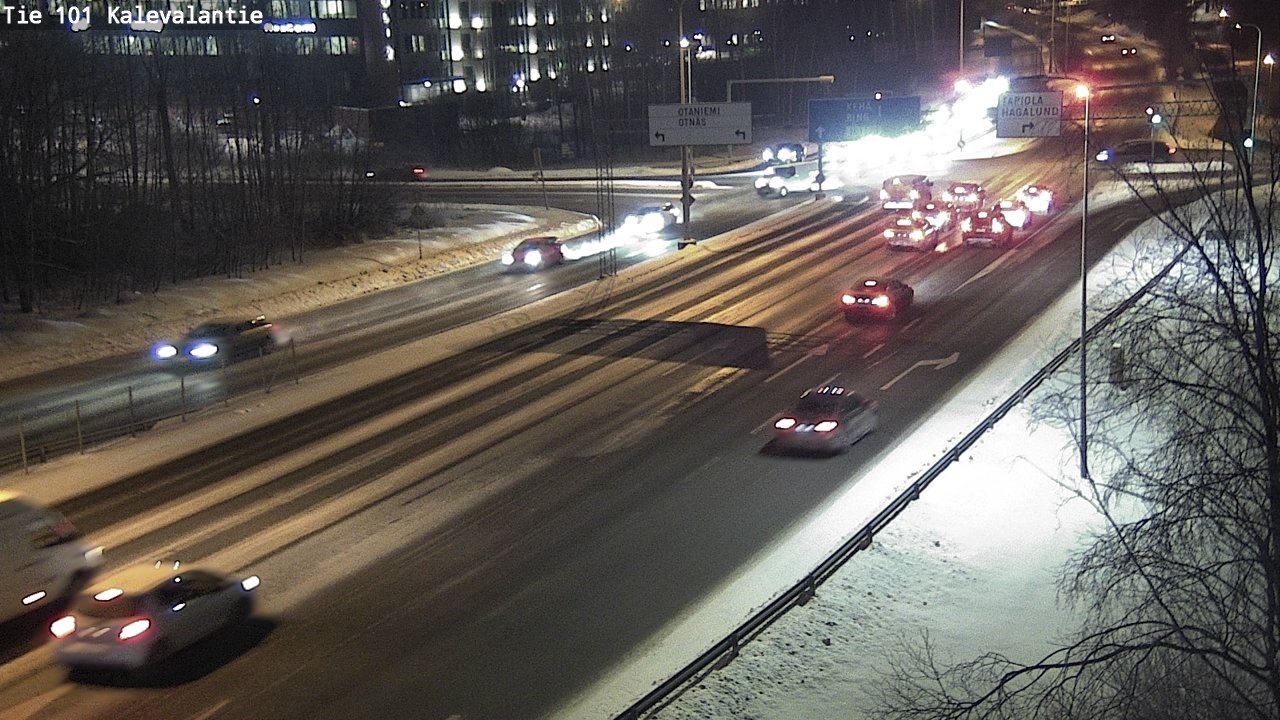 Kelikamerat Kuva Tie 101 Kalevalantie, Espoo, Uusimaa