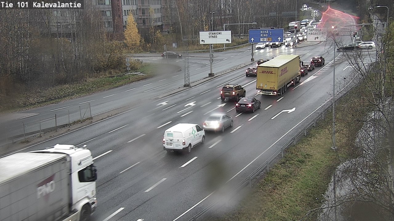 Kelikamerat Kuva Tie 101 Kalevalantie, Espoo, Uusimaa