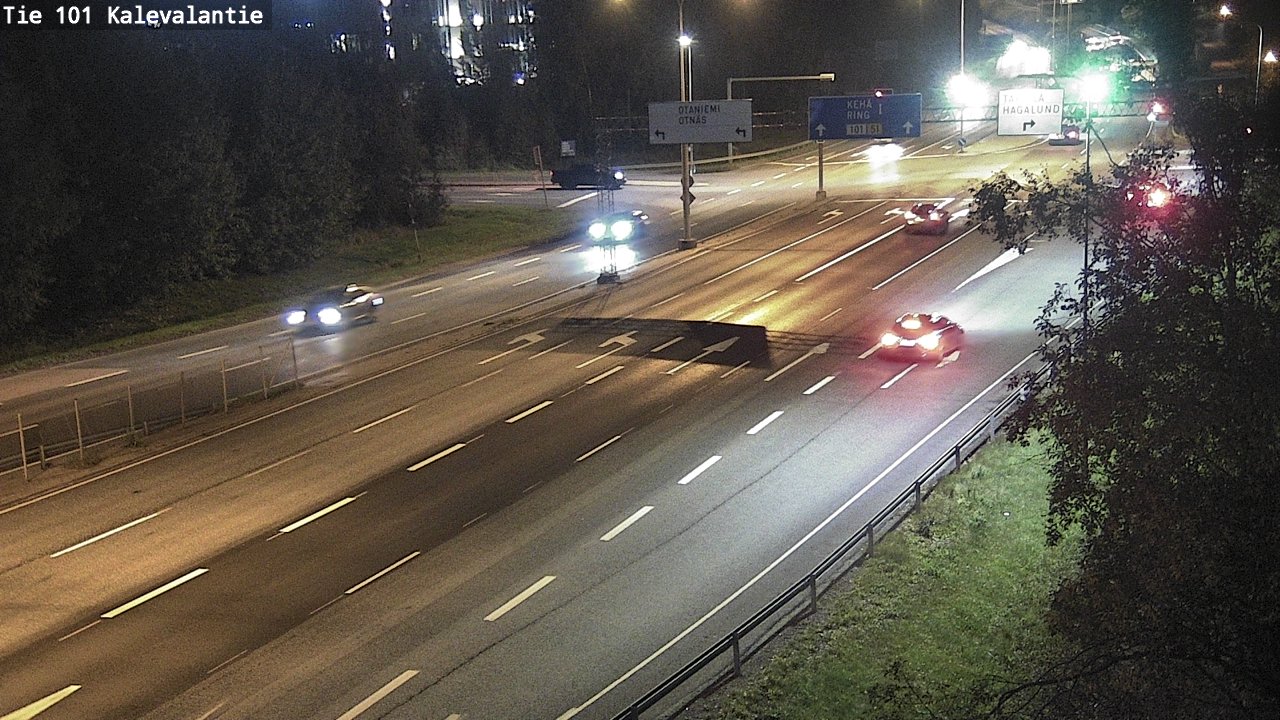 Kelikamerat Kuva Tie 101 Kalevalantie, Espoo, Uusimaa