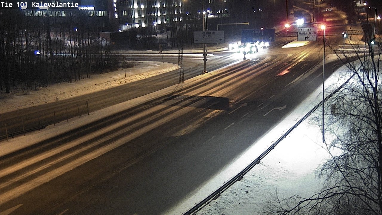 Kelikamerat Kuva Tie 101 Kalevalantie, Espoo, Uusimaa