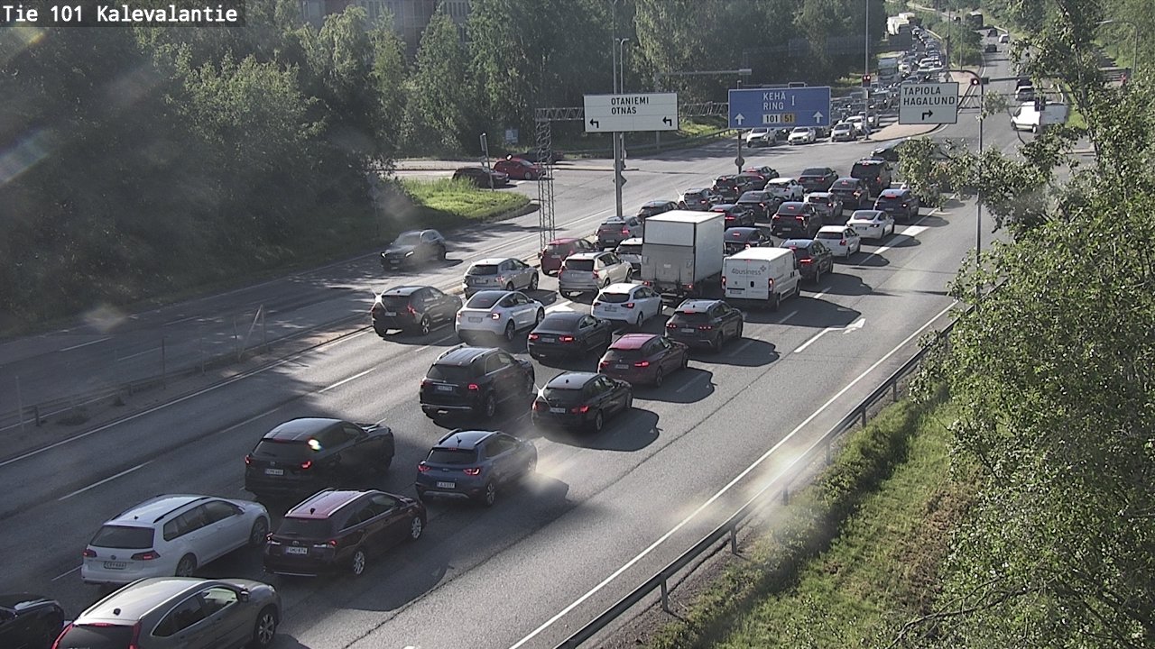 Kelikamerat Kuva Tie 101 Kalevalantie, Espoo, Uusimaa