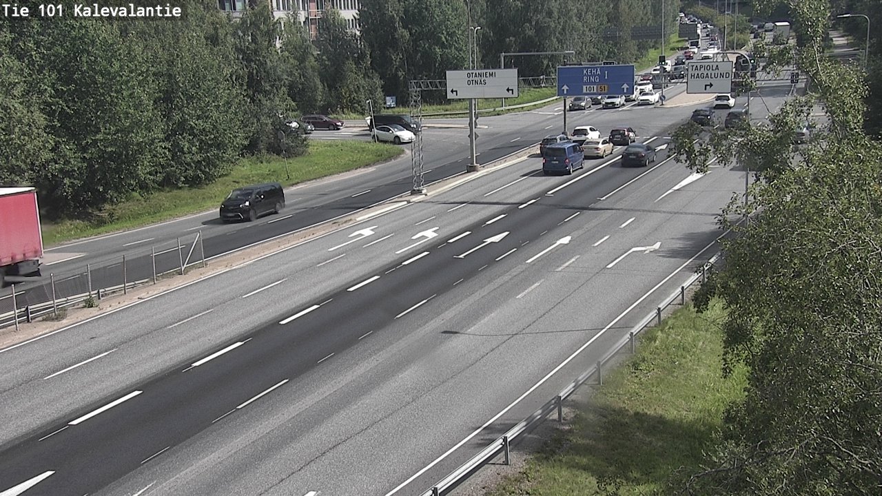 Kelikamerat Kuva Tie 101 Kalevalantie, Espoo, Uusimaa