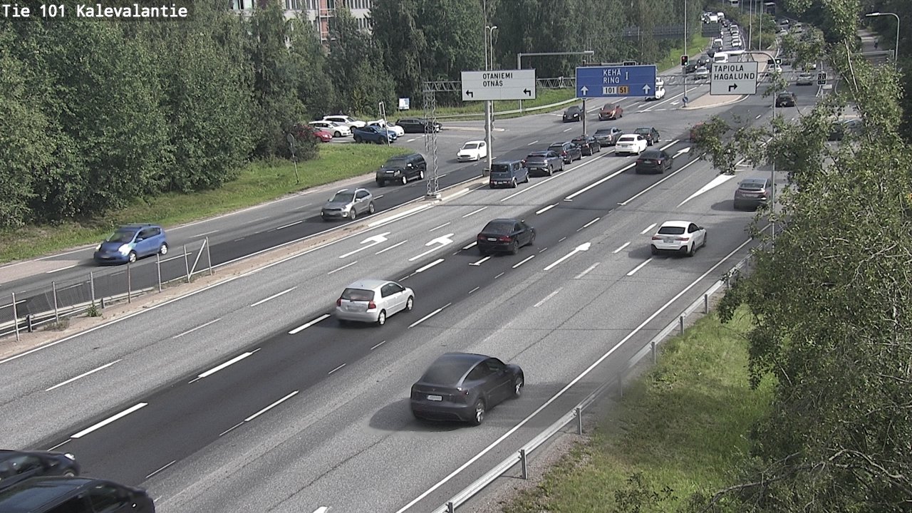 Kelikamerat Kuva Tie 101 Kalevalantie, Espoo, Uusimaa