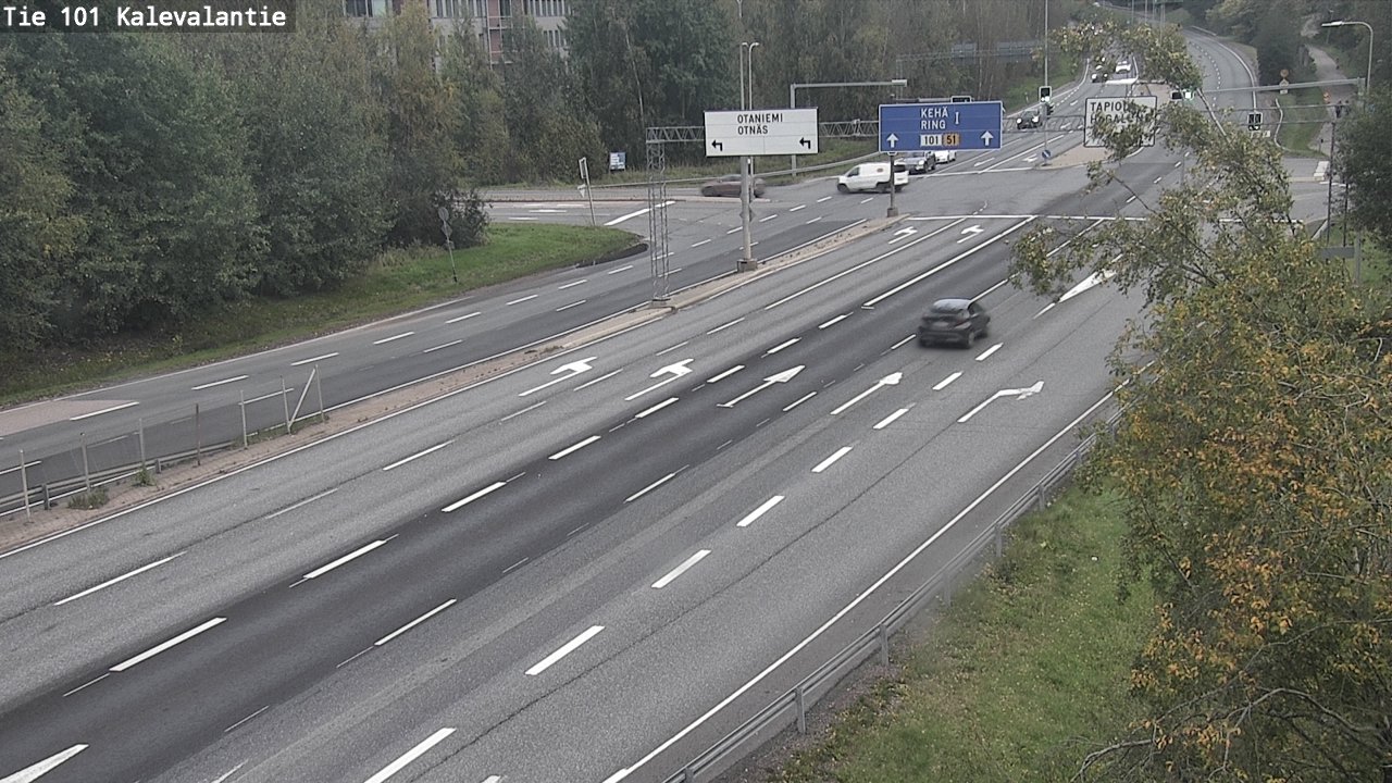 Kelikamerat Kuva Tie 101 Kalevalantie, Espoo, Uusimaa