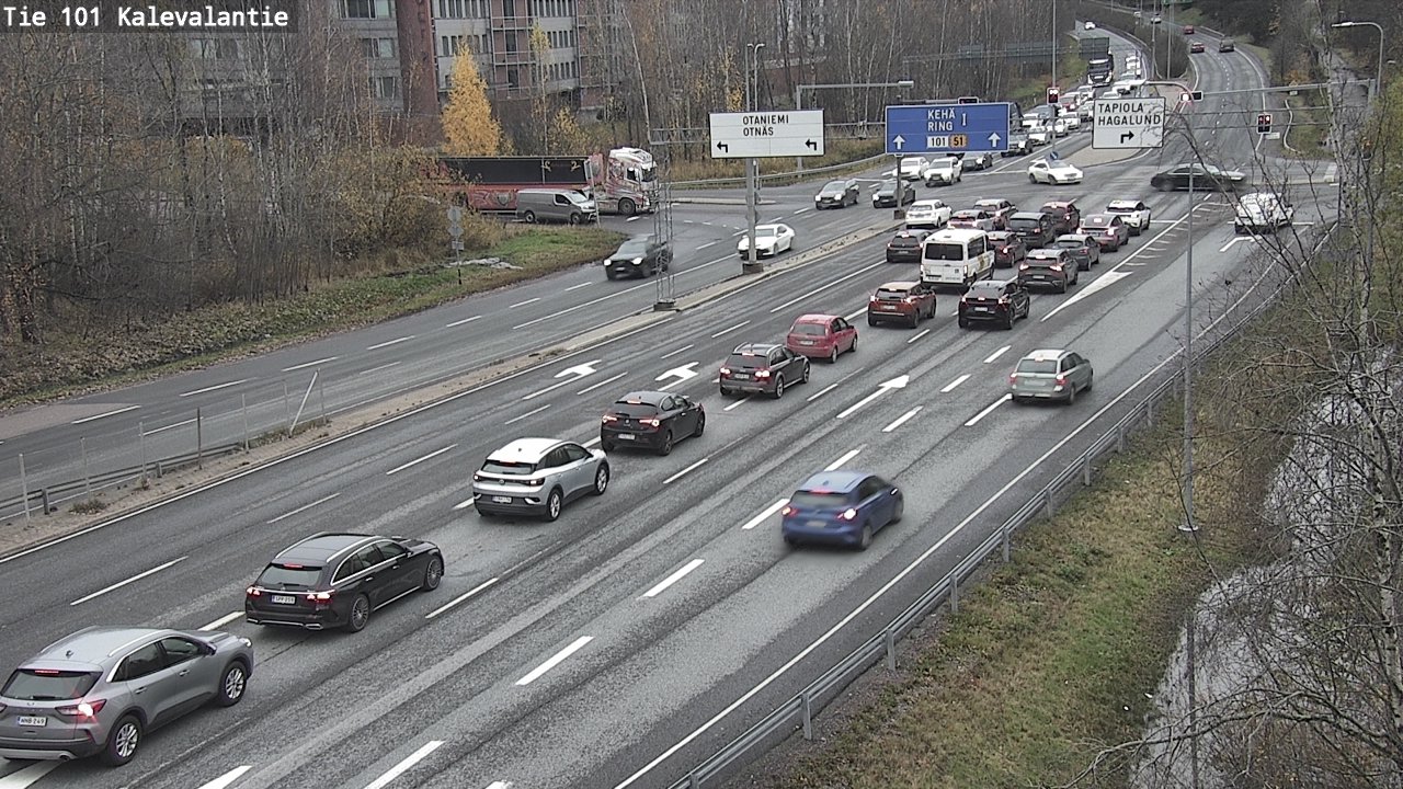 Kelikamerat Kuva Tie 101 Kalevalantie, Espoo, Uusimaa