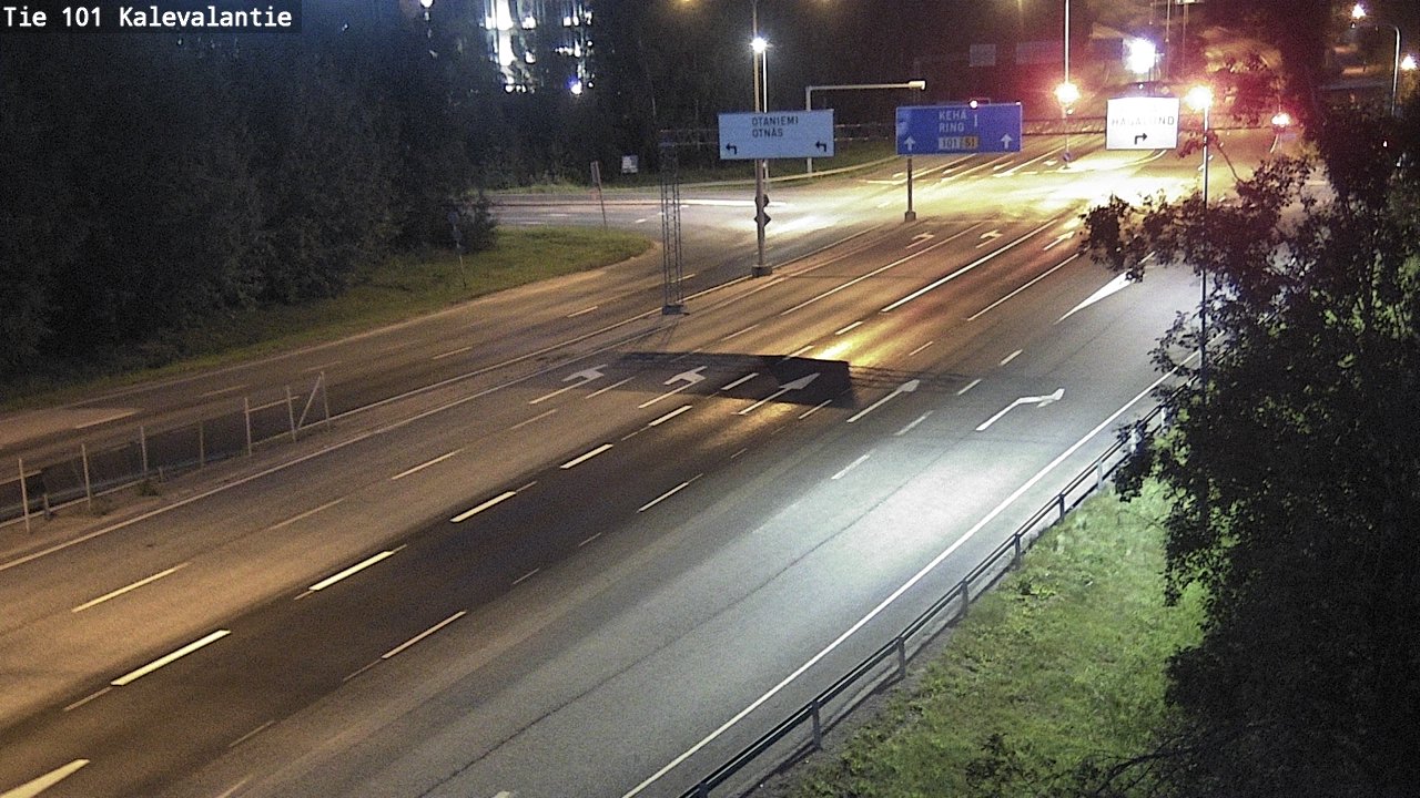 Kelikamerat Kuva Tie 101 Kalevalantie, Espoo, Uusimaa