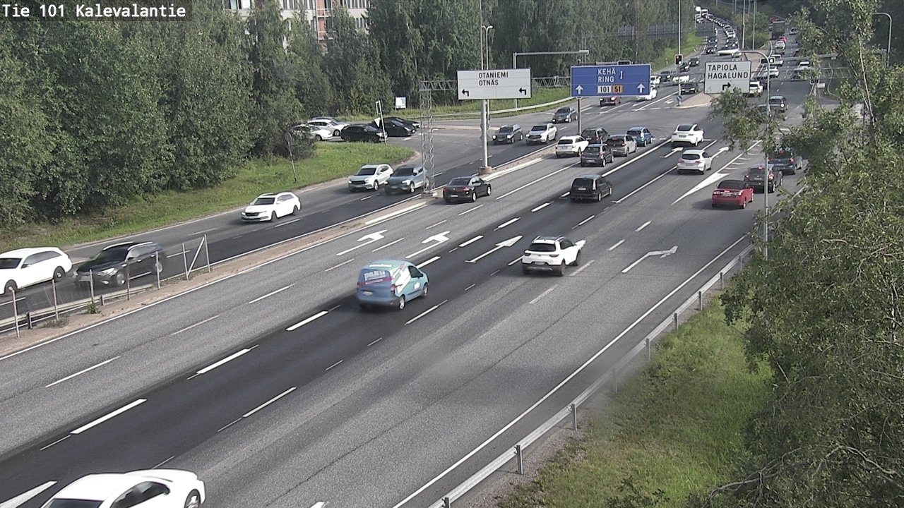 Kelikamerat Kuva Tie 101 Kalevalantie, Espoo, Uusimaa