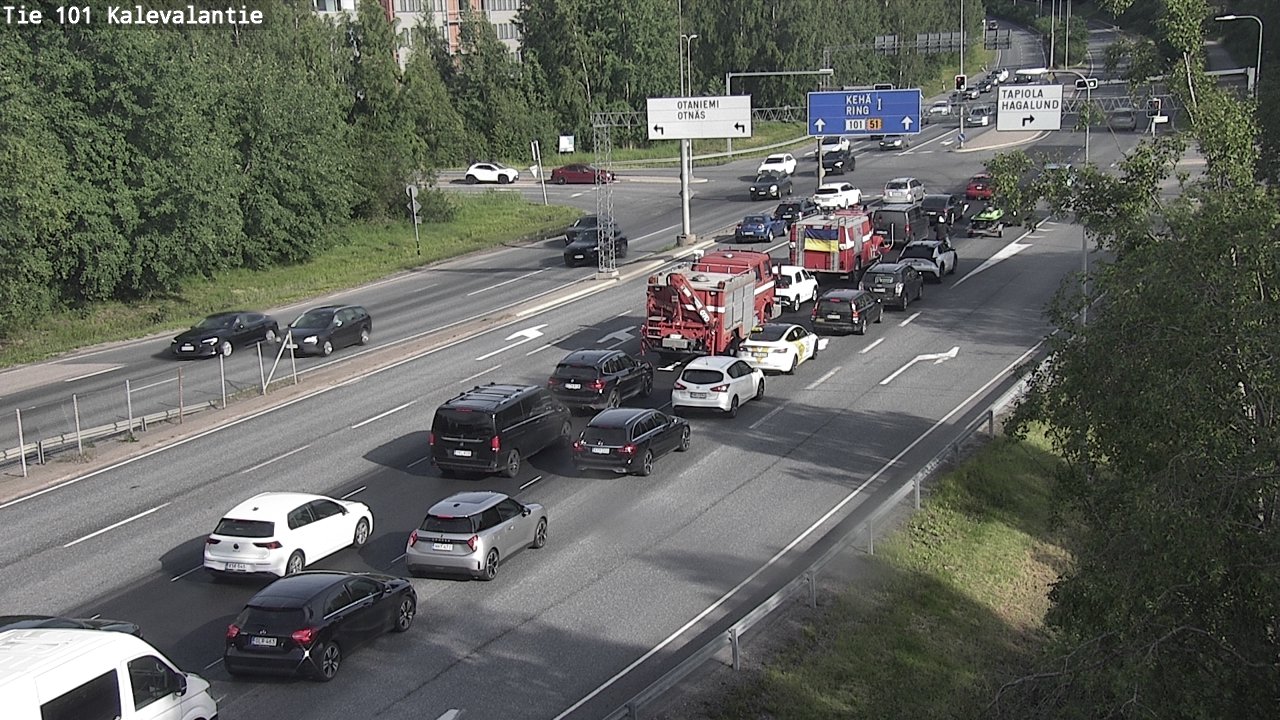 Kelikamerat Kuva Tie 101 Kalevalantie, Espoo, Uusimaa
