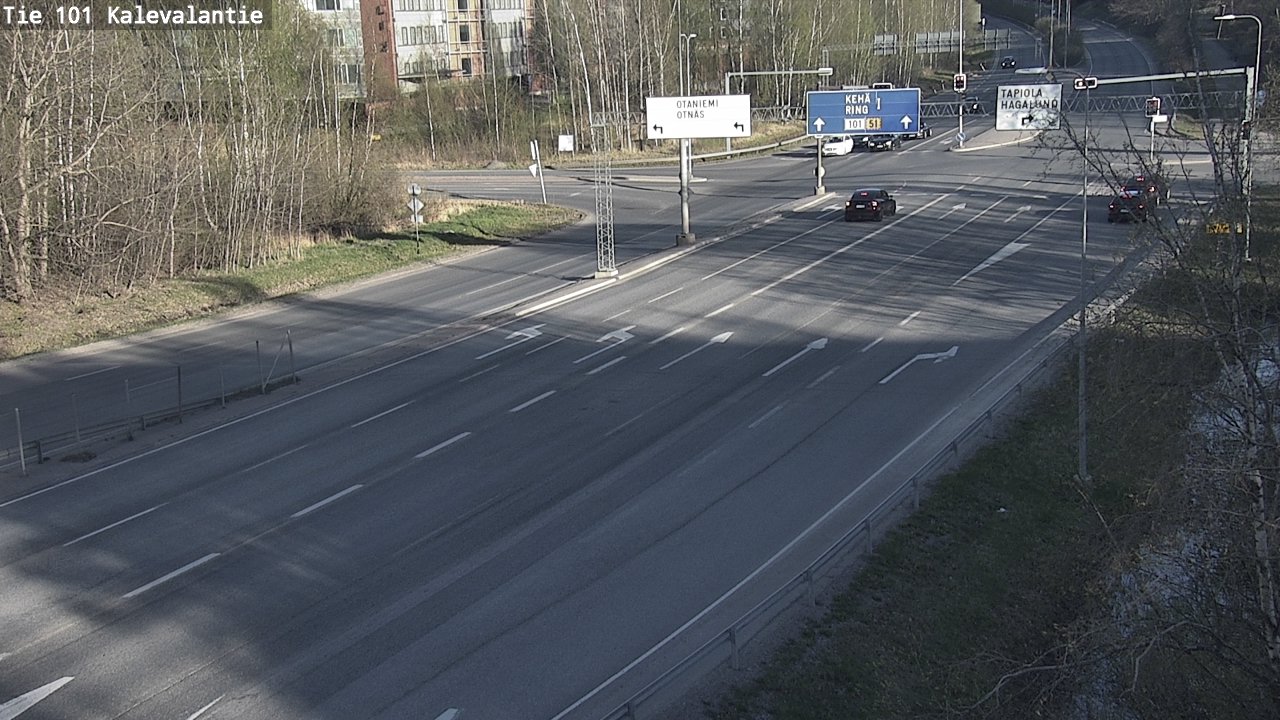 Kelikamerat Kuva Tie 101 Kalevalantie, Espoo, Uusimaa