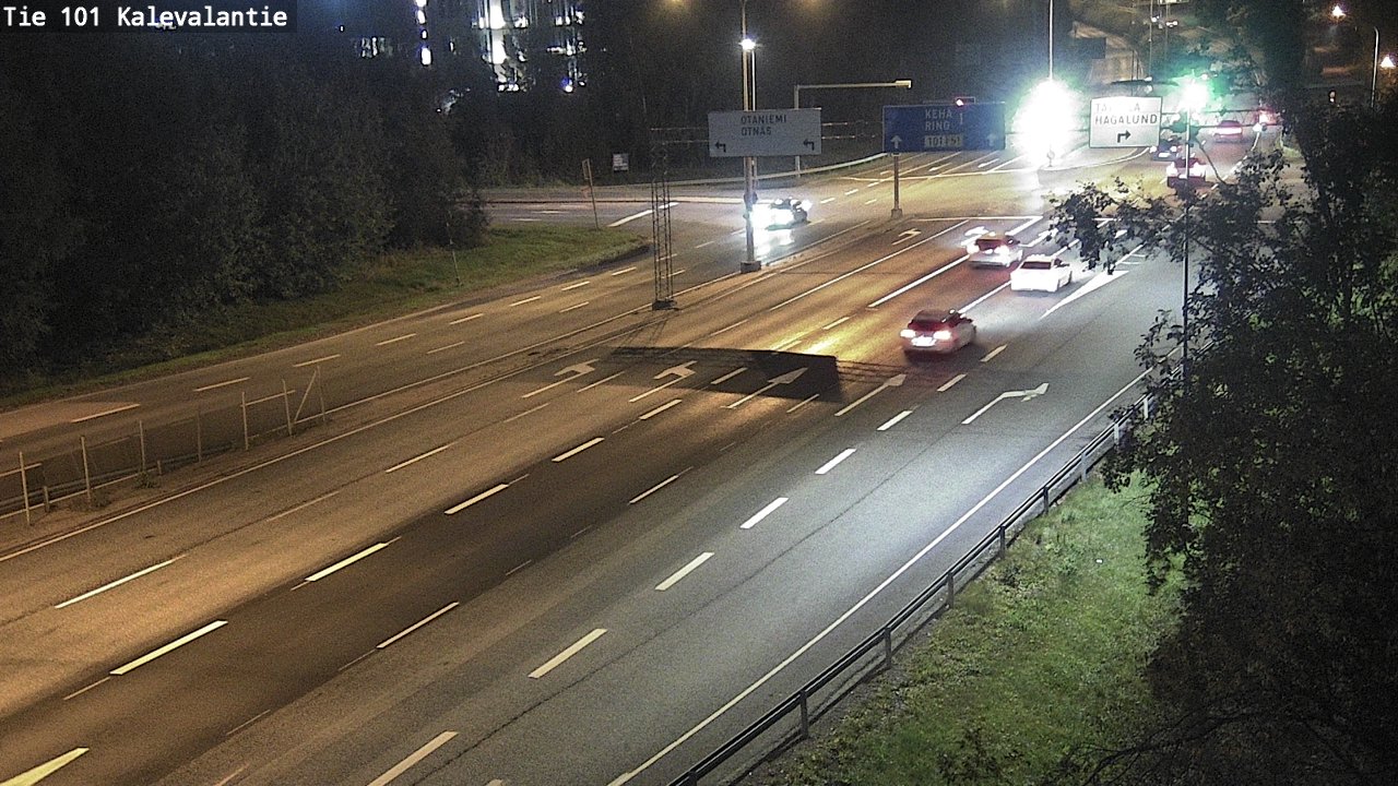 Kelikamerat Kuva Tie 101 Kalevalantie, Espoo, Uusimaa