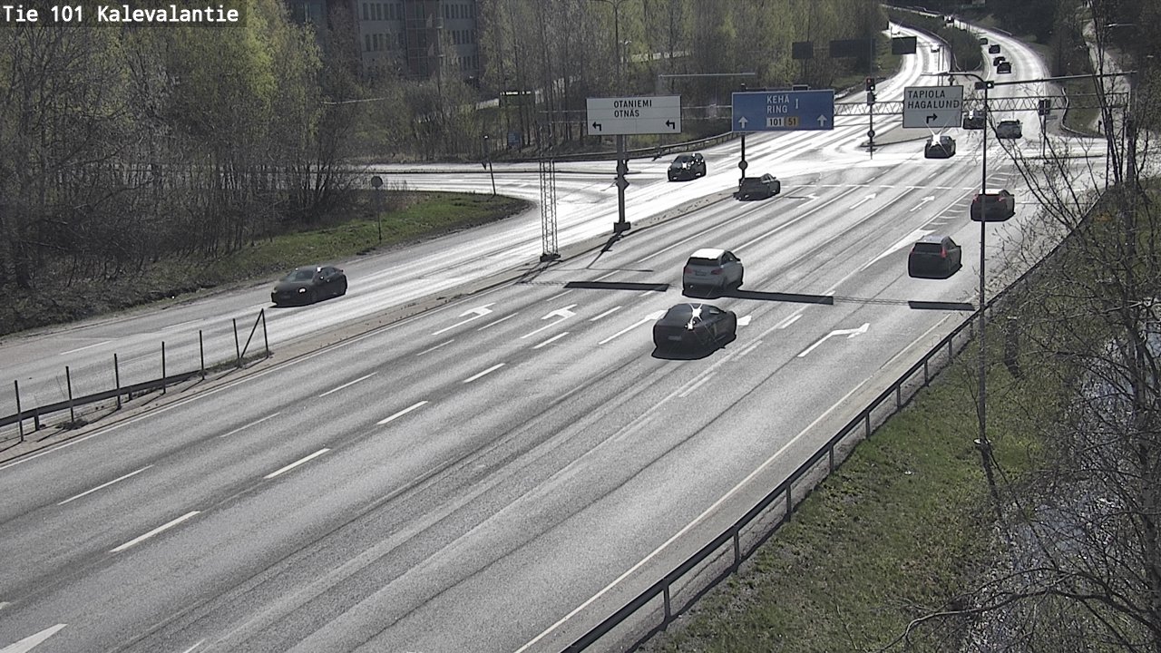 Kelikamerat Kuva Tie 101 Kalevalantie, Espoo, Uusimaa