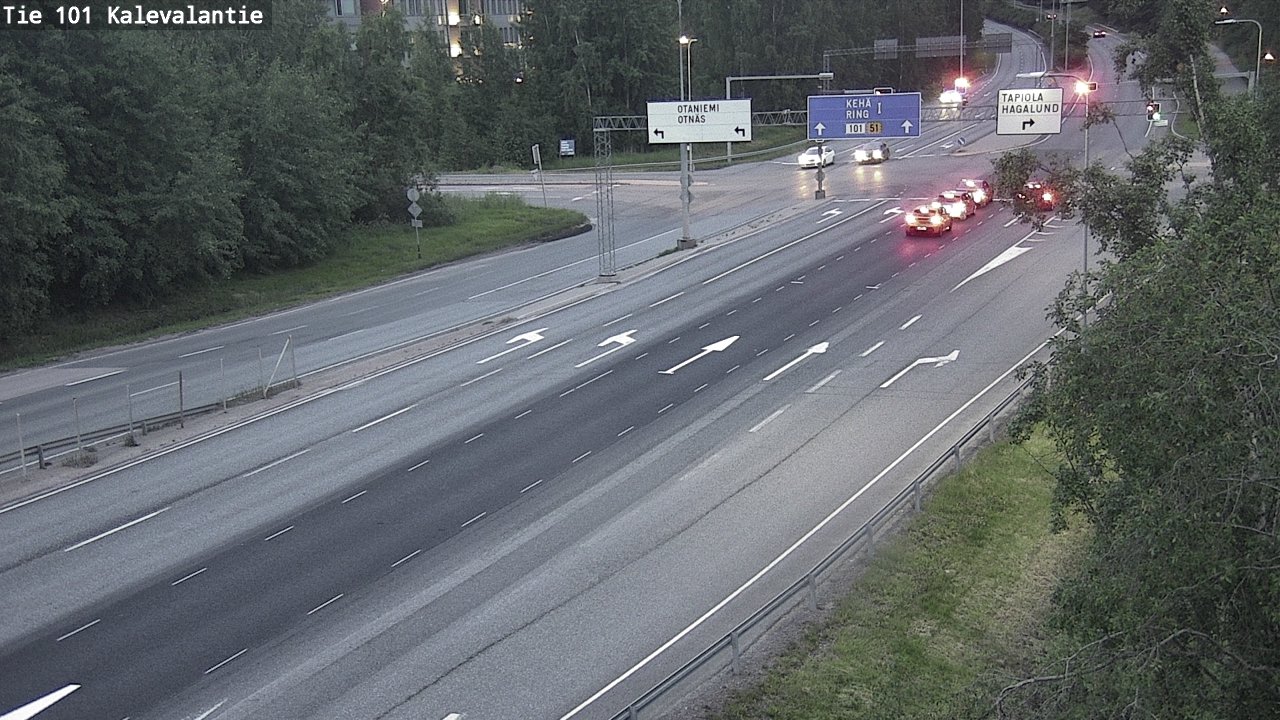 Kelikamerat Kuva Tie 101 Kalevalantie, Espoo, Uusimaa