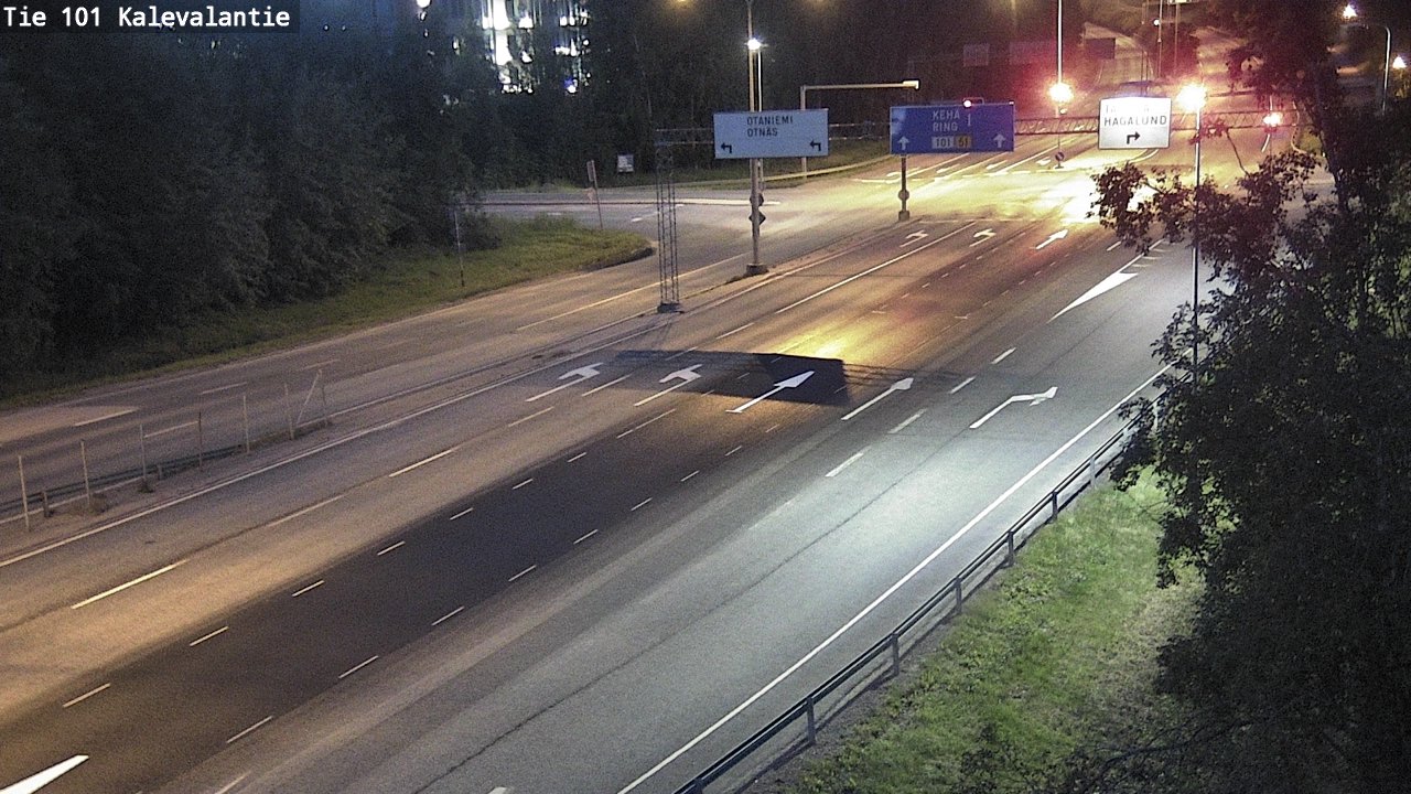 Kelikamerat Kuva Tie 101 Kalevalantie, Espoo, Uusimaa