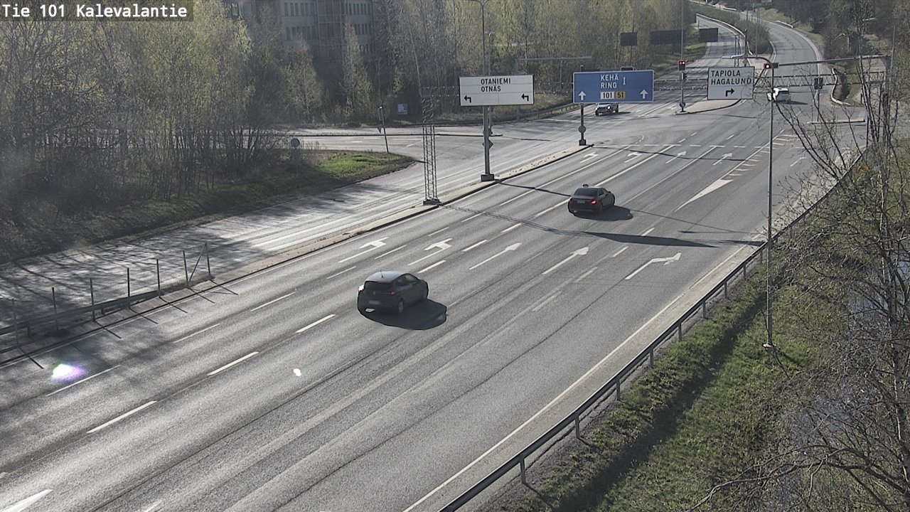 Kelikamerat Kuva Tie 101 Kalevalantie, Espoo, Uusimaa