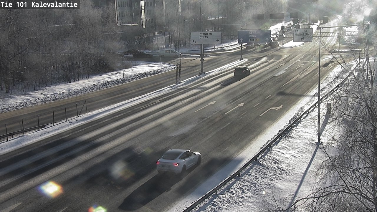 Kelikamerat Kuva Tie 101 Kalevalantie, Espoo, Uusimaa