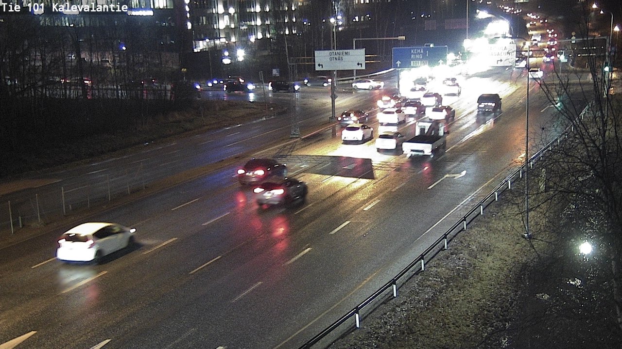 Kelikamerat Kuva Tie 101 Kalevalantie, Espoo, Uusimaa