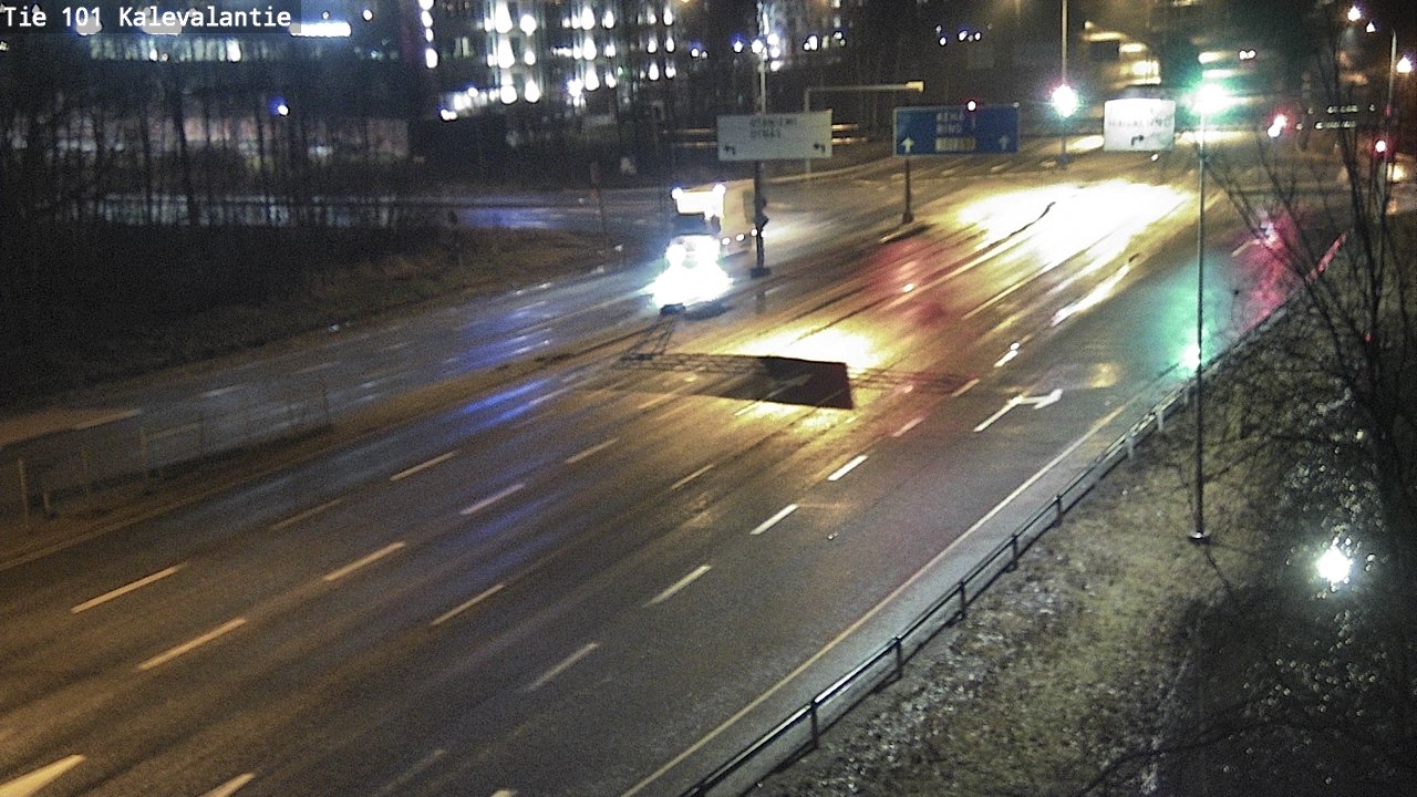 Weather Camera Image Väg 101 Kalevalantie, Espoo, Uusimaa