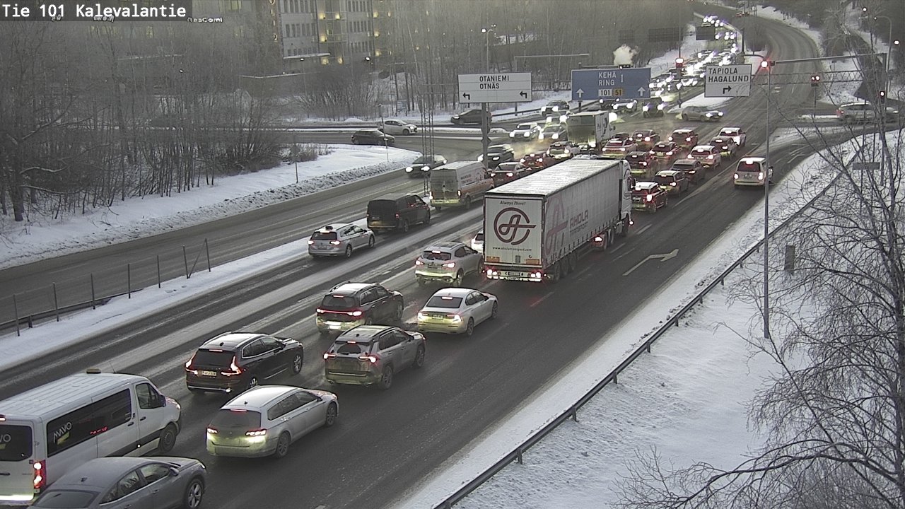 Kelikamerat Kuva Tie 101 Kalevalantie, Espoo, Uusimaa