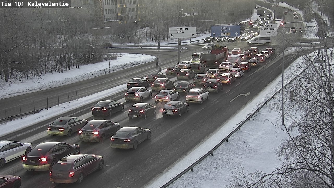 Kelikamerat Kuva Tie 101 Kalevalantie, Espoo, Uusimaa