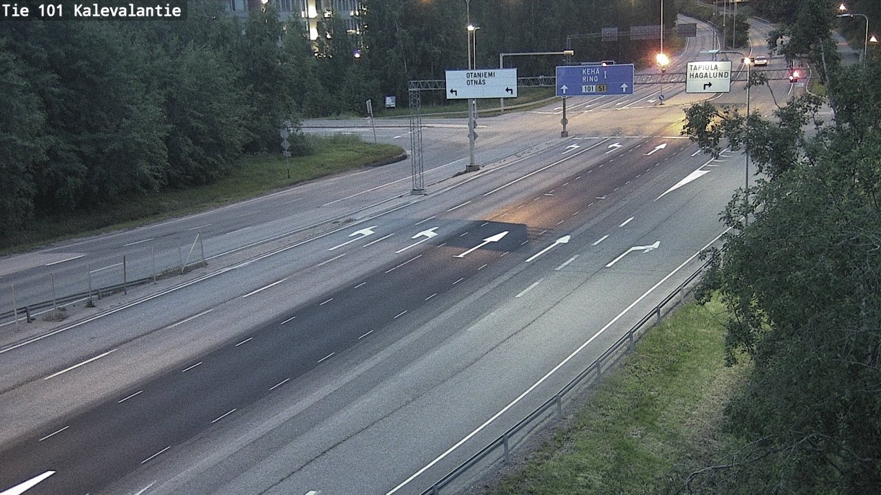 Kelikamerat Kuva Tie 101 Kalevalantie, Espoo, Uusimaa