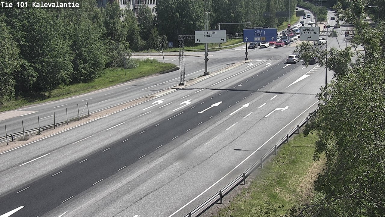 Kelikamerat Kuva Tie 101 Kalevalantie, Espoo, Uusimaa