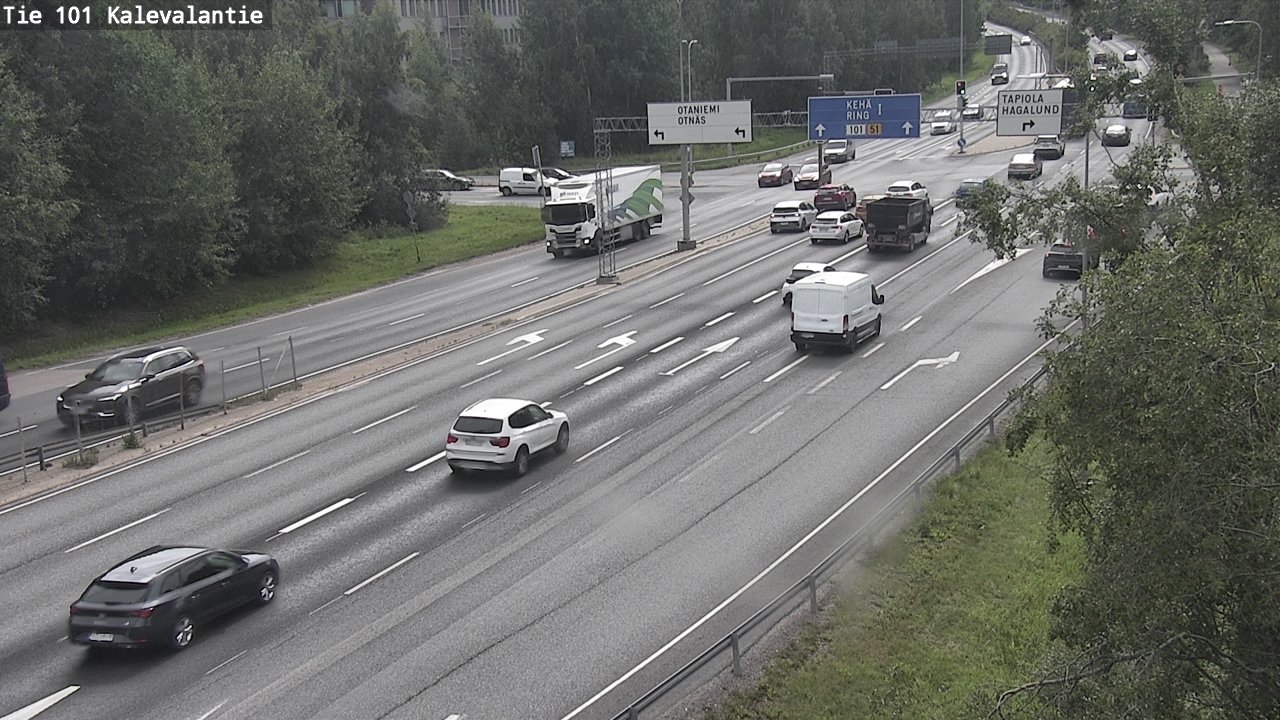 Kelikamerat Kuva Tie 101 Kalevalantie, Espoo, Uusimaa