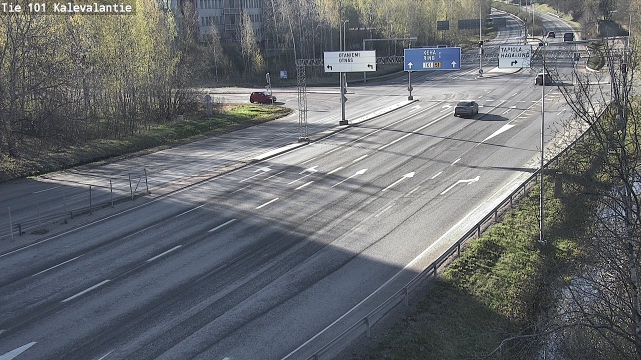 Kelikamerat Kuva Tie 101 Kalevalantie, Espoo, Uusimaa