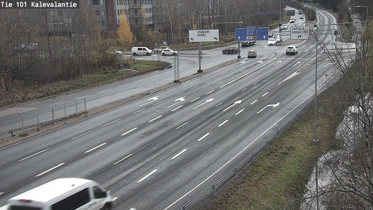 Kelikamerat Kuva Tie 101 Kalevalantie, Espoo, Uusimaa