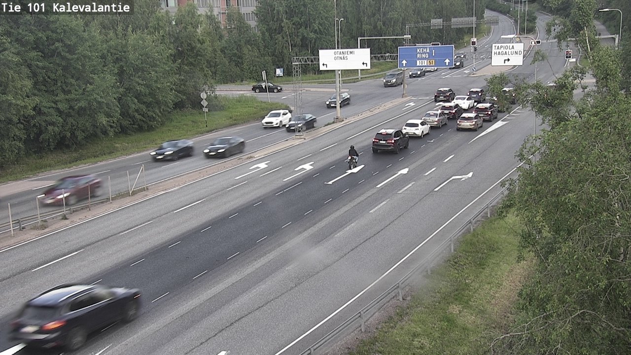 Kelikamerat Kuva Tie 101 Kalevalantie, Espoo, Uusimaa
