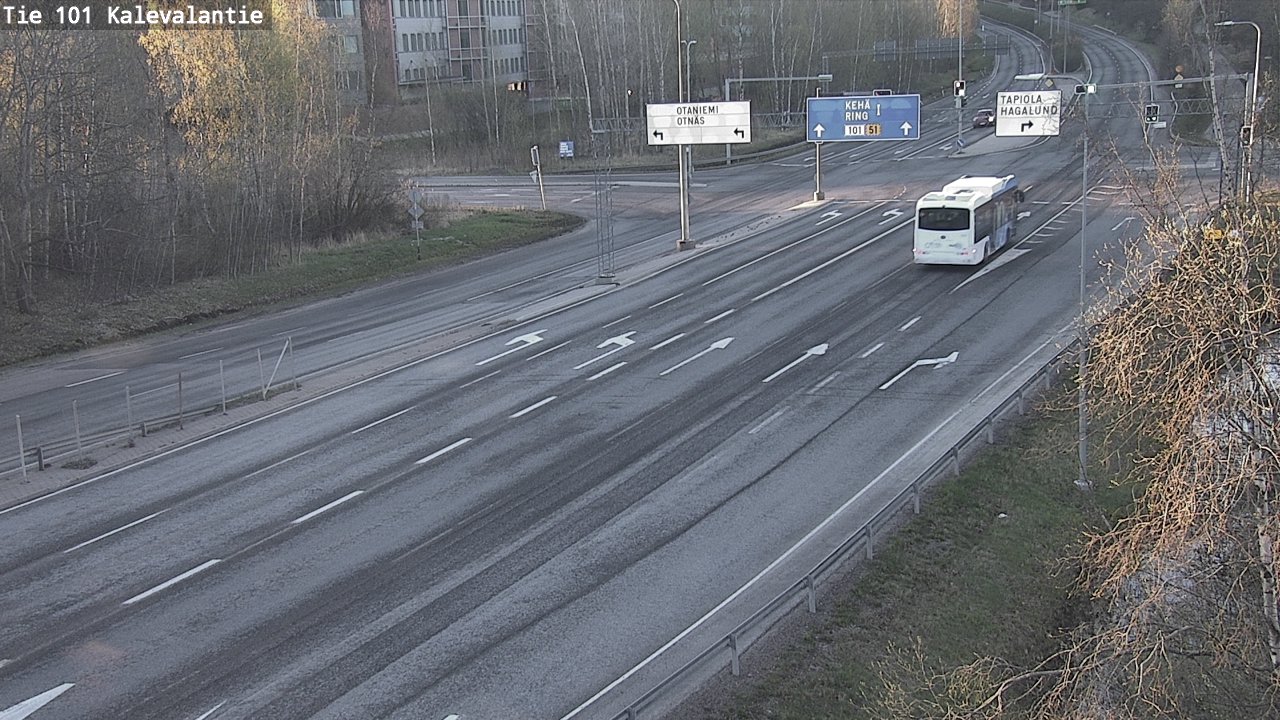 Kelikamerat Kuva Tie 101 Kalevalantie, Espoo, Uusimaa