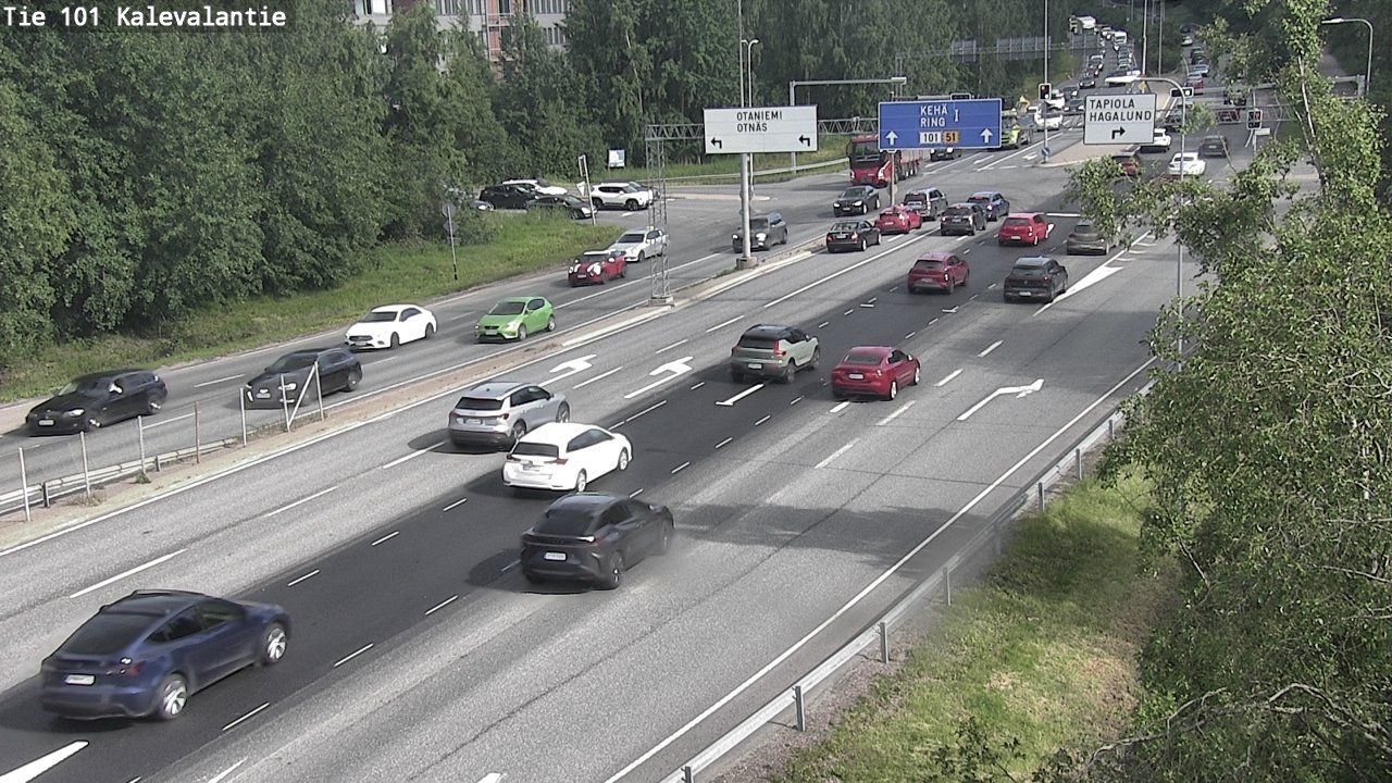 Kelikamerat Kuva Tie 101 Kalevalantie, Espoo, Uusimaa
