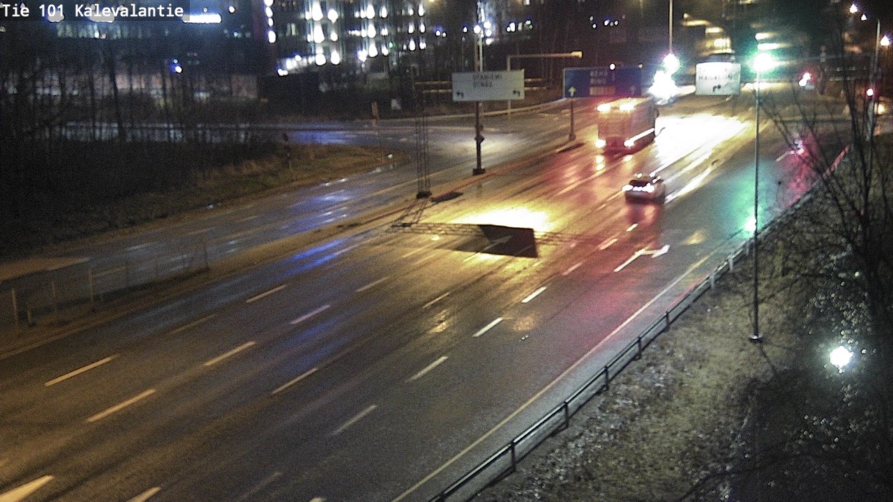Weather Camera Image Väg 101 Kalevalantie, Espoo, Uusimaa