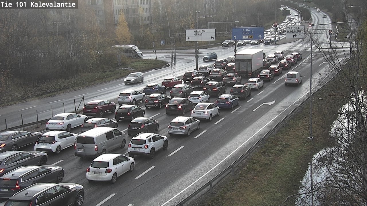 Kelikamerat Kuva Tie 101 Kalevalantie, Espoo, Uusimaa