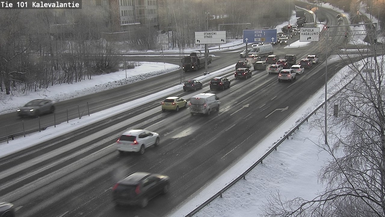 Kelikamerat Kuva Tie 101 Kalevalantie, Espoo, Uusimaa