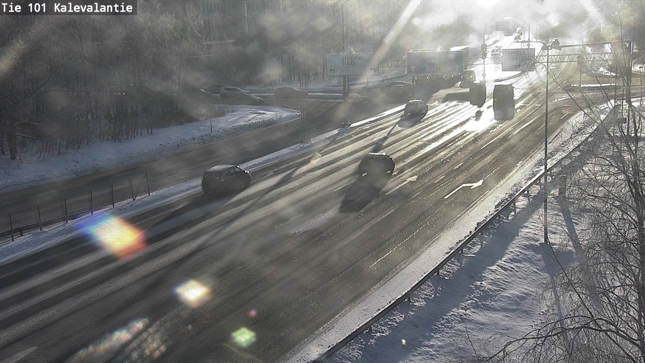 Kelikamerat Kuva Tie 101 Kalevalantie, Espoo, Uusimaa