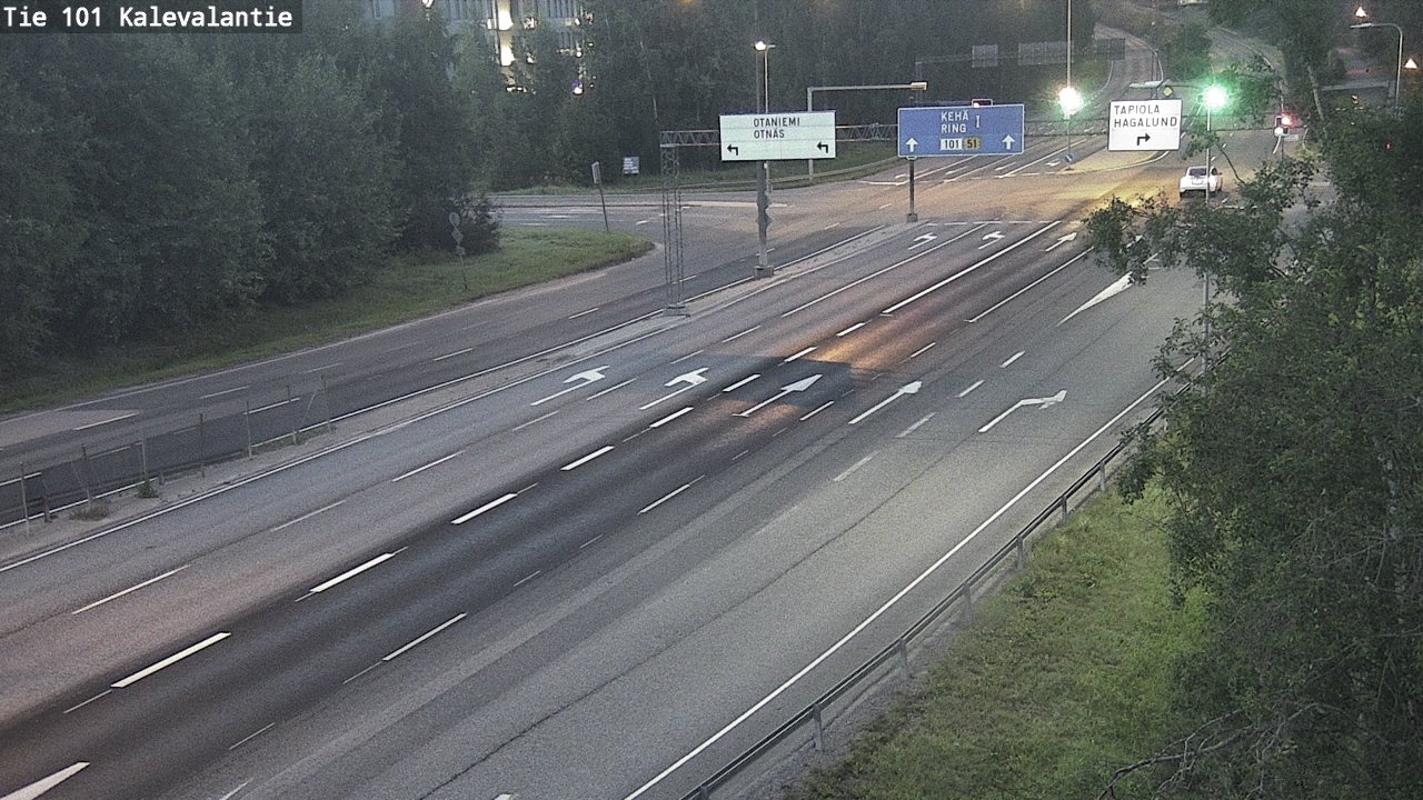 Kelikamerat Kuva Tie 101 Kalevalantie, Espoo, Uusimaa