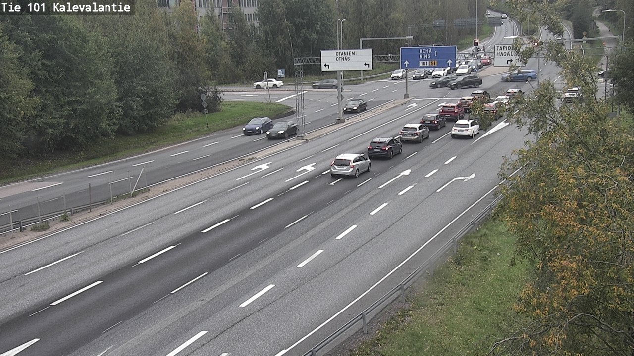 Kelikamerat Kuva Tie 101 Kalevalantie, Espoo, Uusimaa