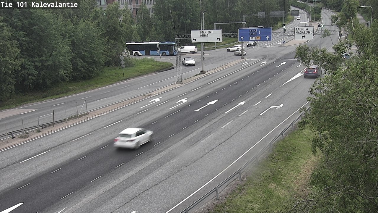 Kelikamerat Kuva Tie 101 Kalevalantie, Espoo, Uusimaa