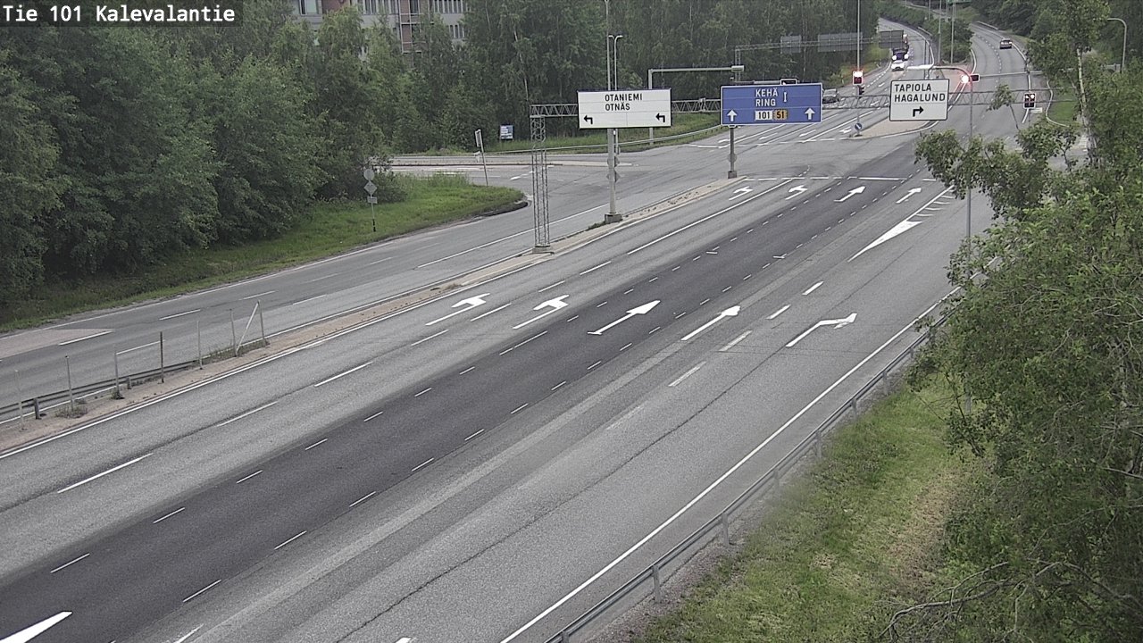 Kelikamerat Kuva Tie 101 Kalevalantie, Espoo, Uusimaa