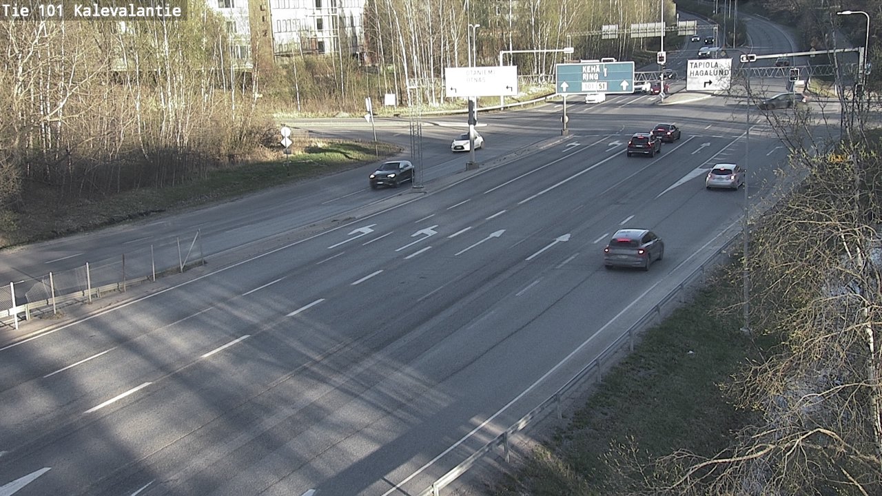 Kelikamerat Kuva Tie 101 Kalevalantie, Espoo, Uusimaa