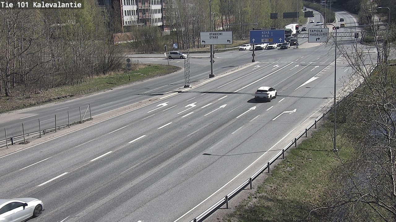 Kelikamerat Kuva Tie 101 Kalevalantie, Espoo, Uusimaa