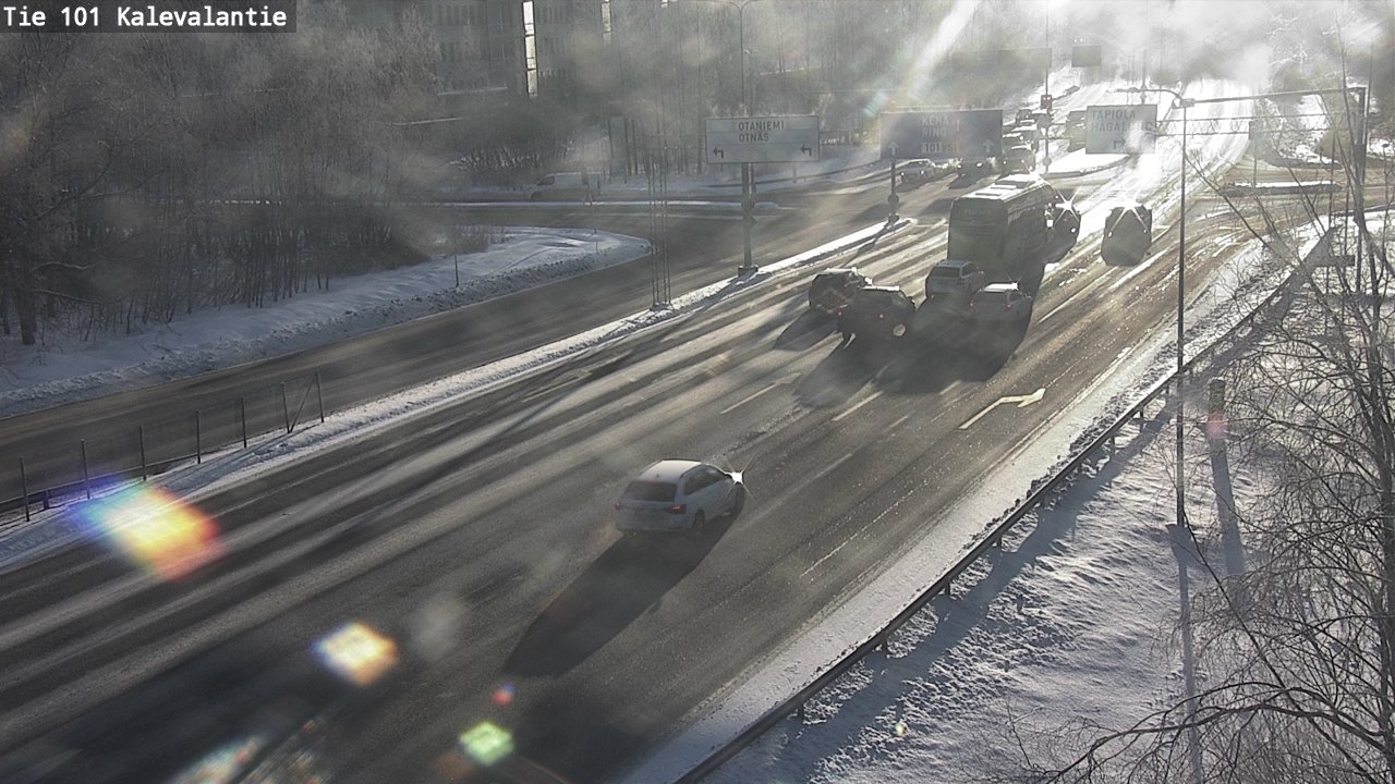 Kelikamerat Kuva Tie 101 Kalevalantie, Espoo, Uusimaa