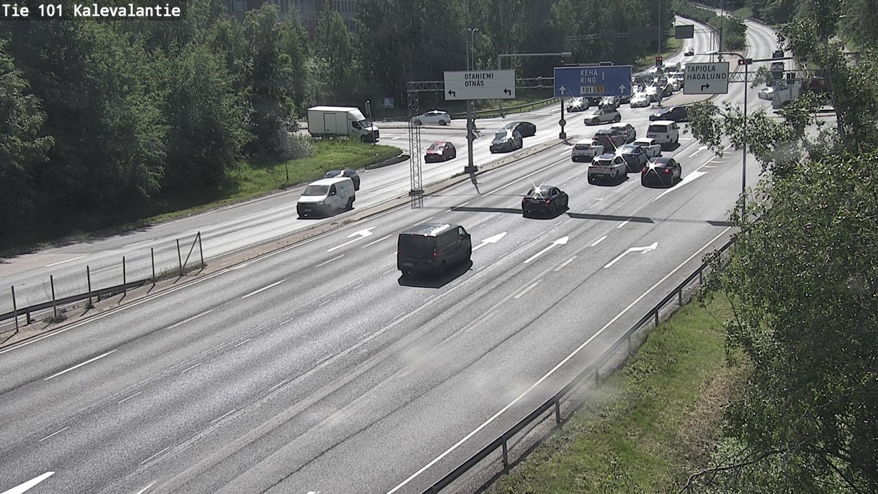 Kelikamerat Kuva Tie 101 Kalevalantie, Espoo, Uusimaa